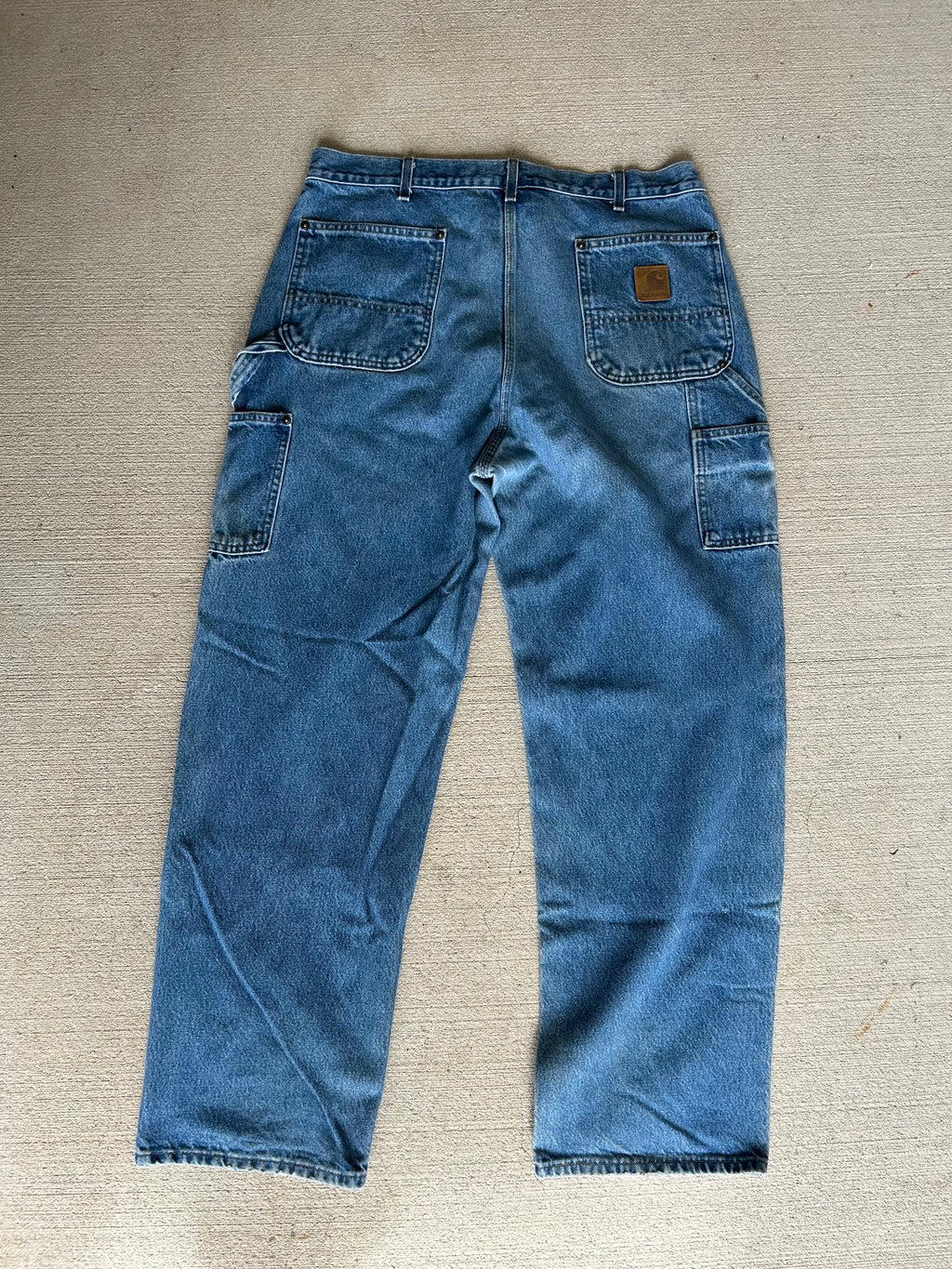 90’s Big Patch Denim Carhartt Double Knees 38x30
