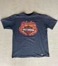 80’s Harley Davidson Flame Ball Tee XL