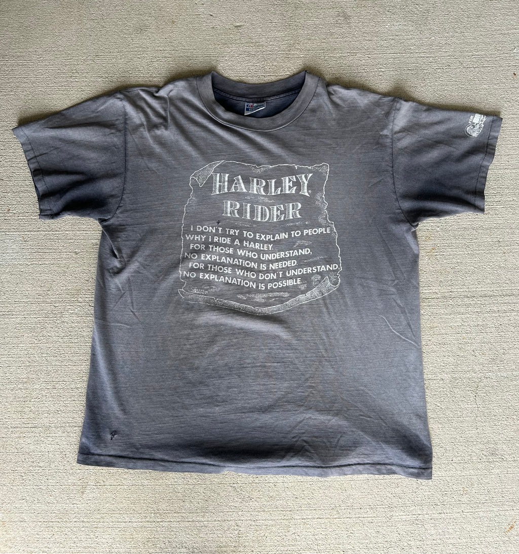 80’s Harley Davidson Bikers Only Tee XL