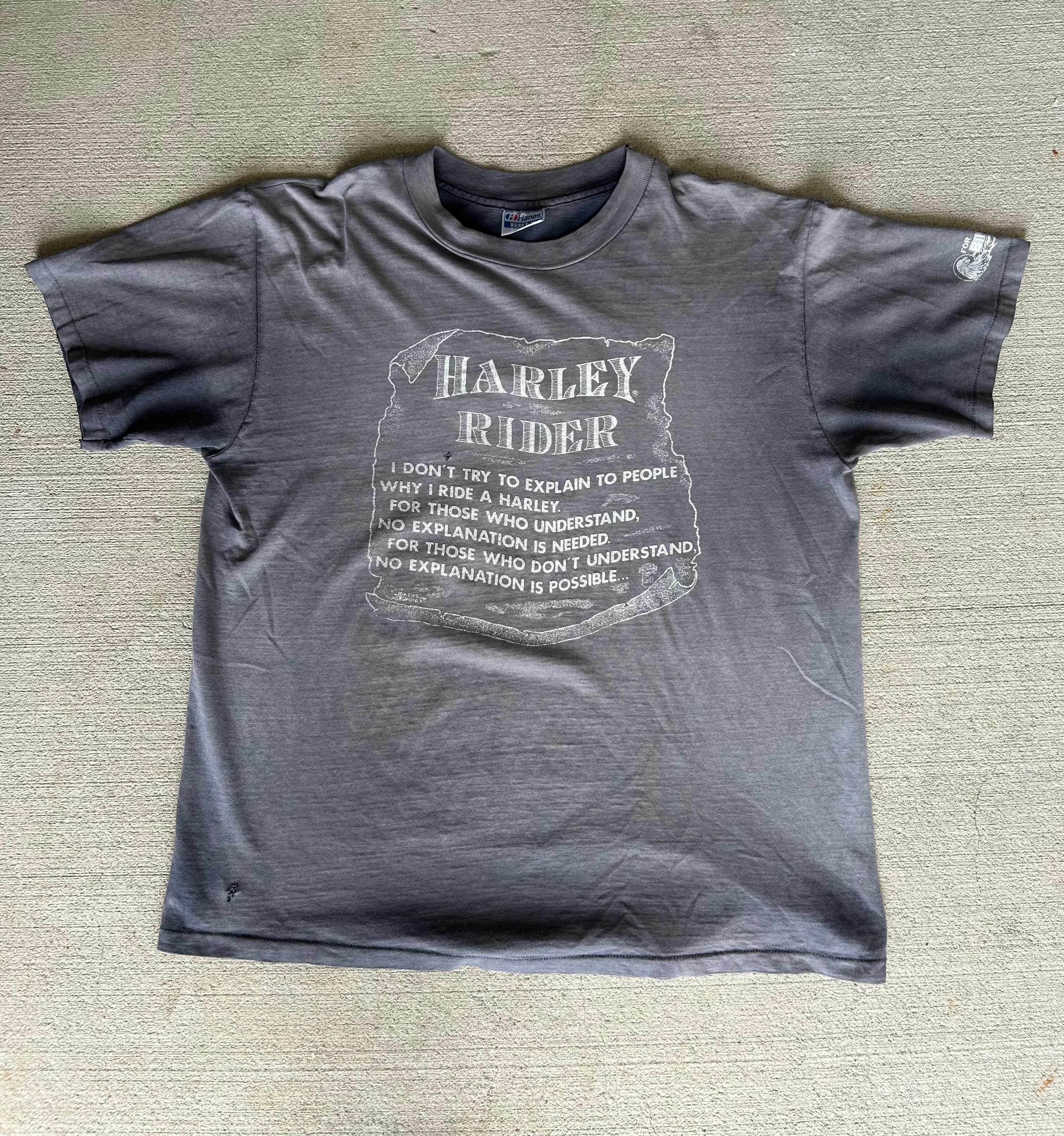 80’s Harley Davidson Bikers Only Tee XL