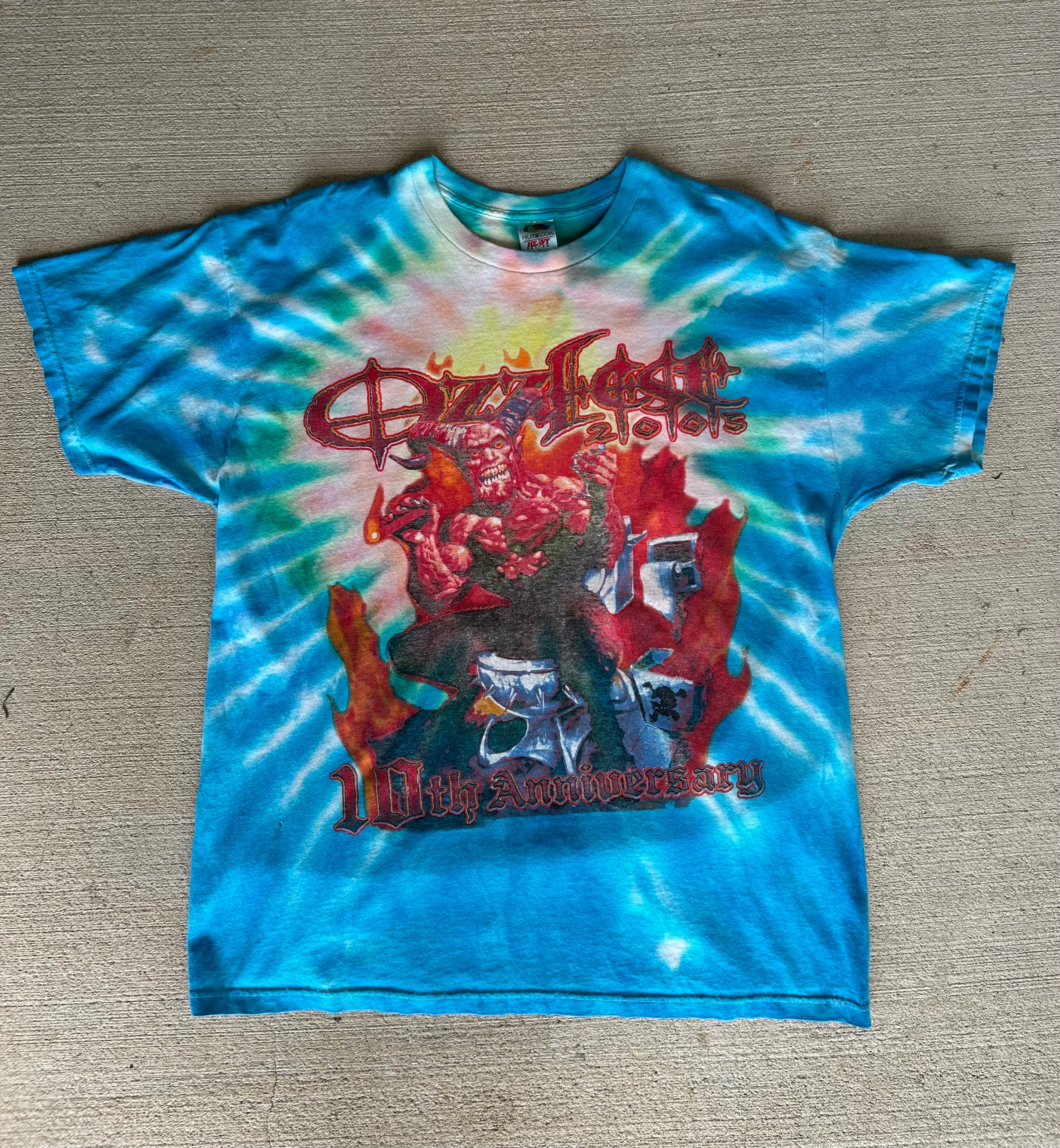 2005 Ozzfest Tie-dye Tee XL