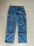90’s Big Patch Denim Carhartt Double Knees 38x30