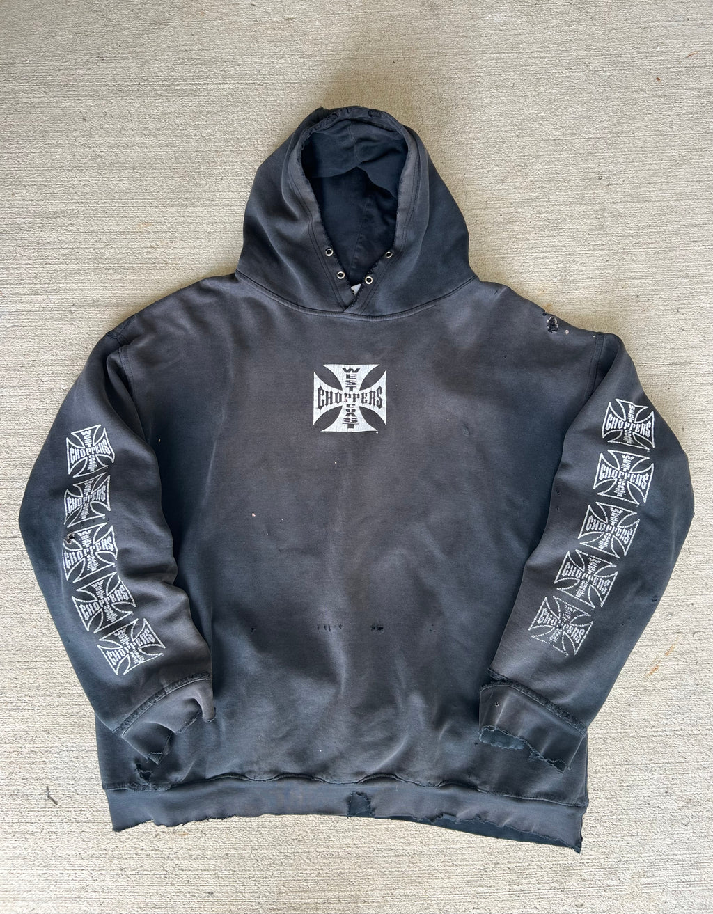 00’s Faded/Distressed WCC OG Hoodie XL