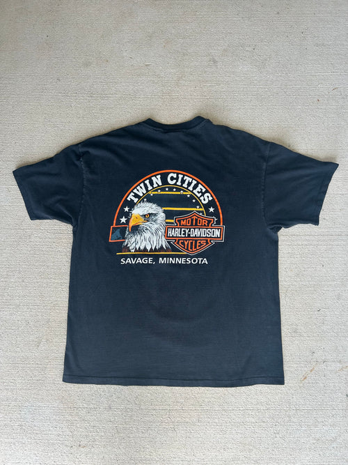1993 Harley Davidson Rising Flames Tee XL